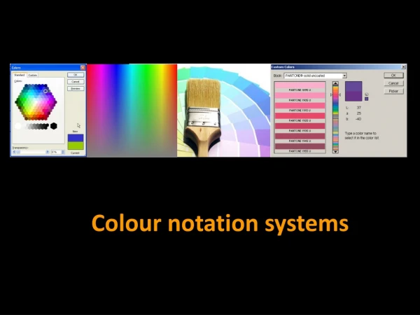 Colour notation systems