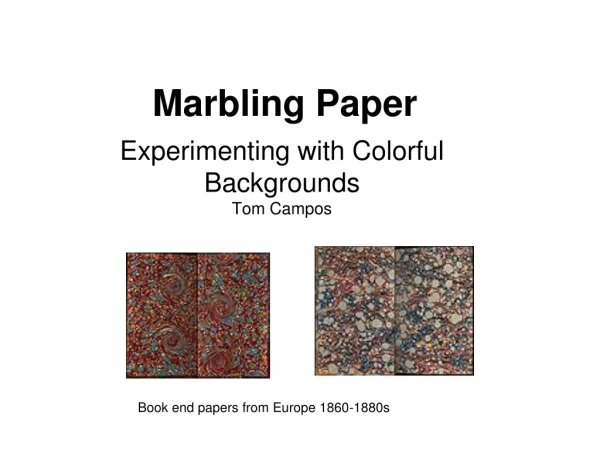 Marbling Paper