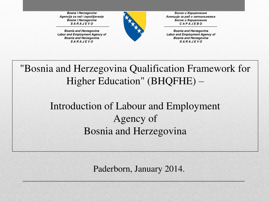 bosnia and herzegovina qualification framework