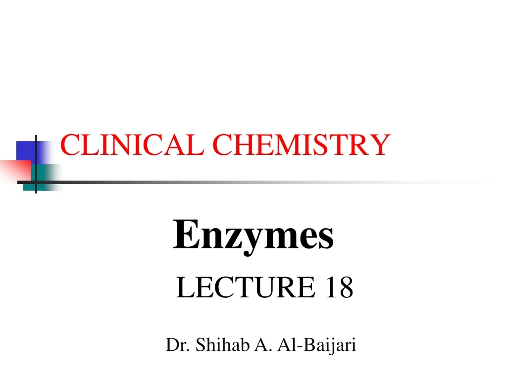 clinical chemistry