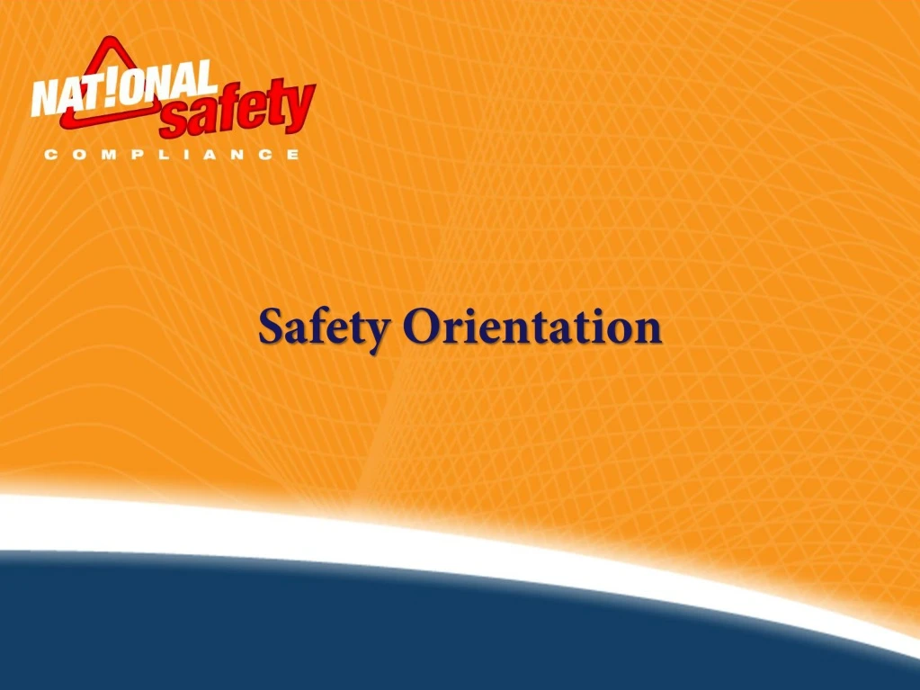 safety orientation