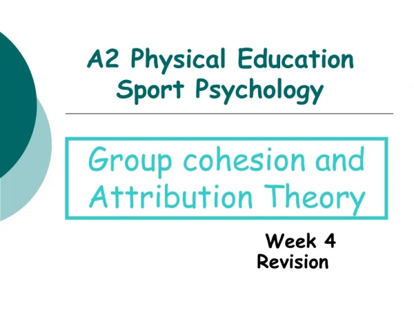 A2 Physical Education  Sport Psychology