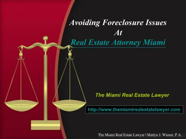 Avoiding Foreclosure Issues At Real Estate Attorney
