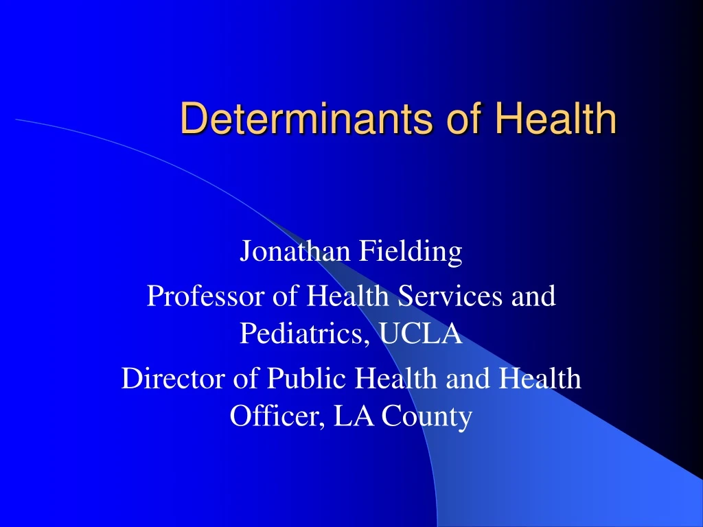 determinants of health