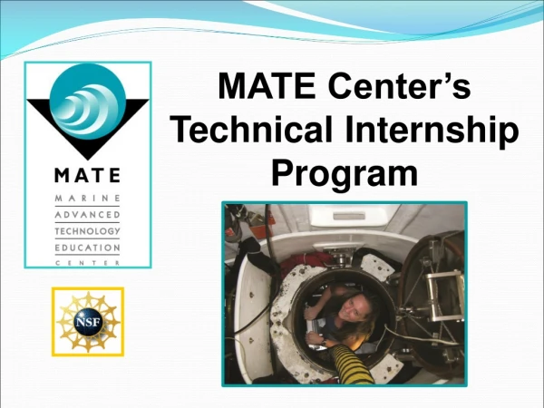 MATE Center’s  Technical Internship Program