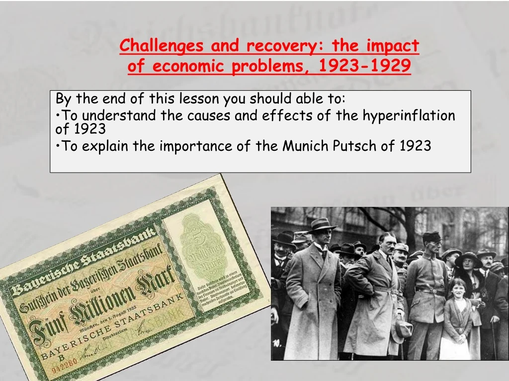 challenges and recovery the impact of economic problems 1923 1929