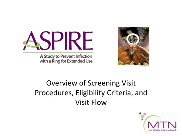 Overview of Screening Visit Procedures, Eligibility Criteria, and Visit Flow