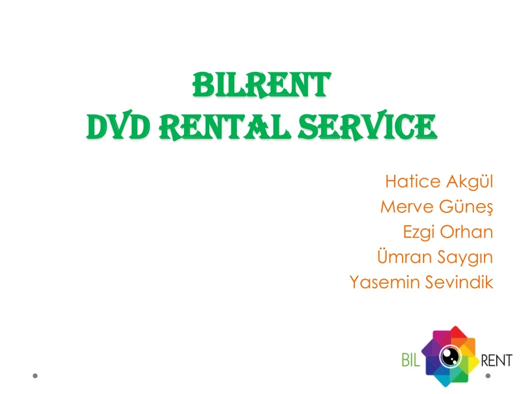 bilrent dvd rental service