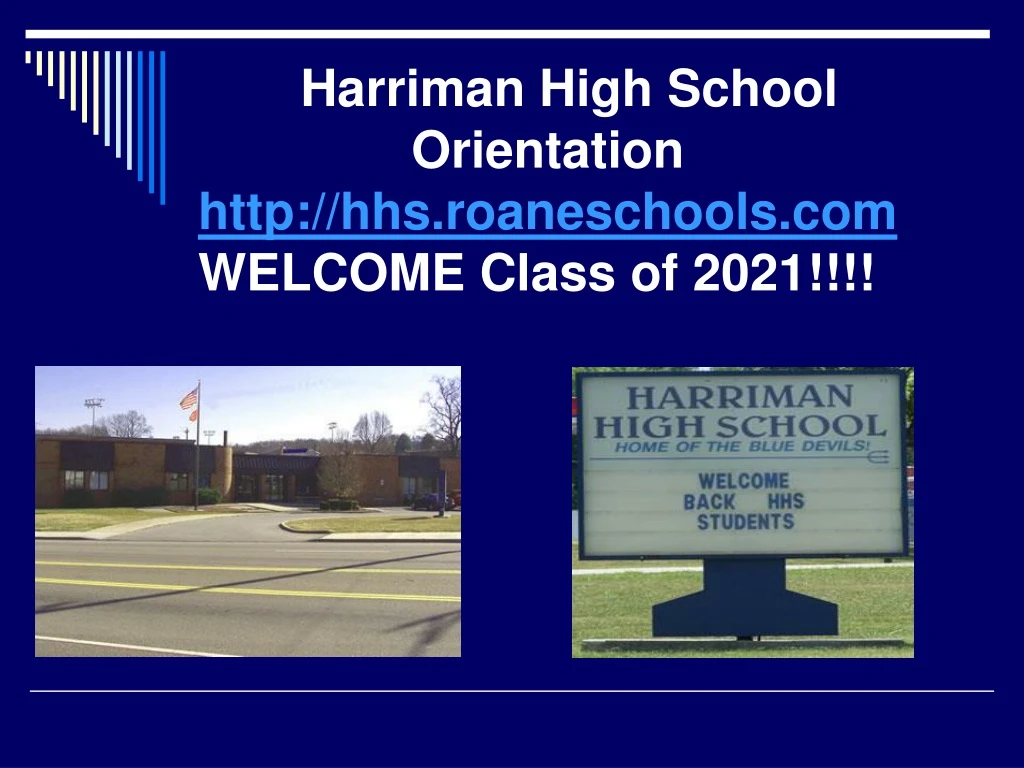 harriman high school orientation http hhs roaneschools com welcome class of 2021