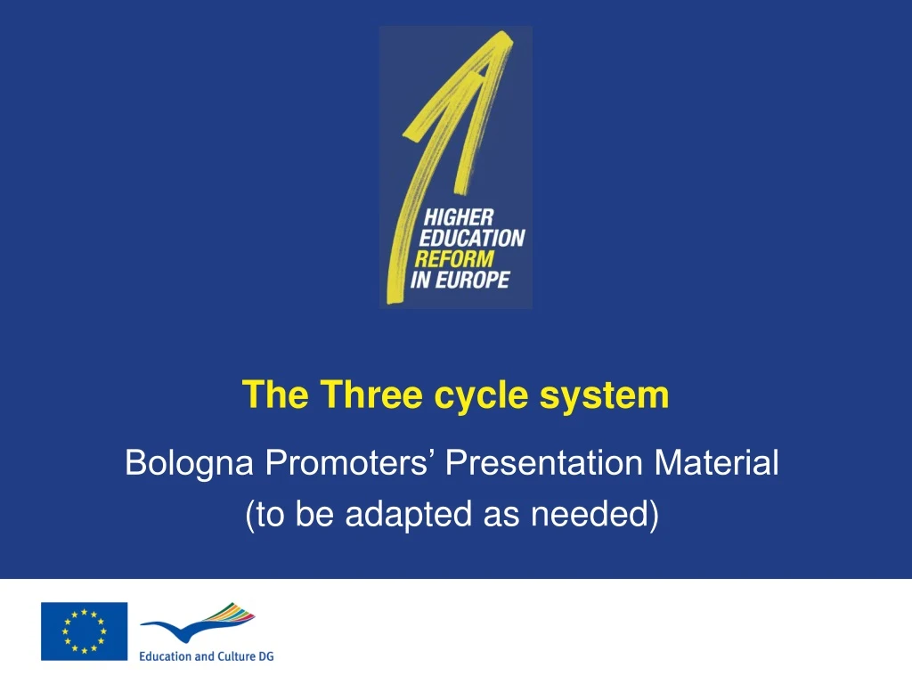 bologna promoters presentation material to be adapted as needed
