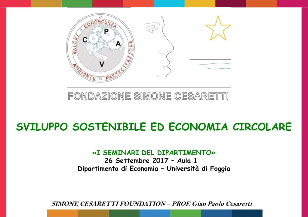 sviluppo sostenibile ed economia circolare