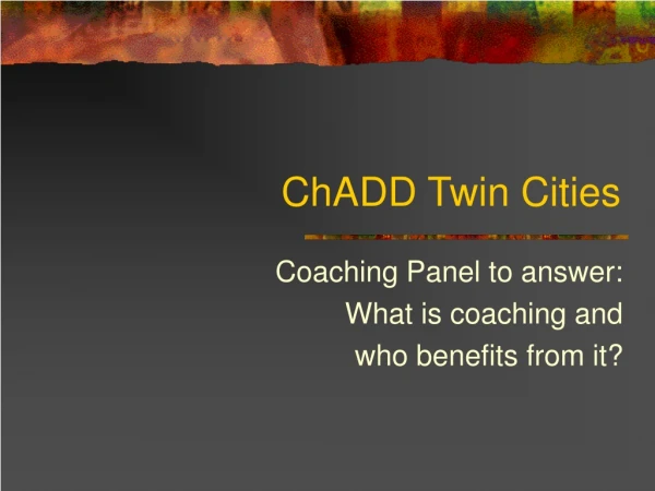 ChADD Twin Cities