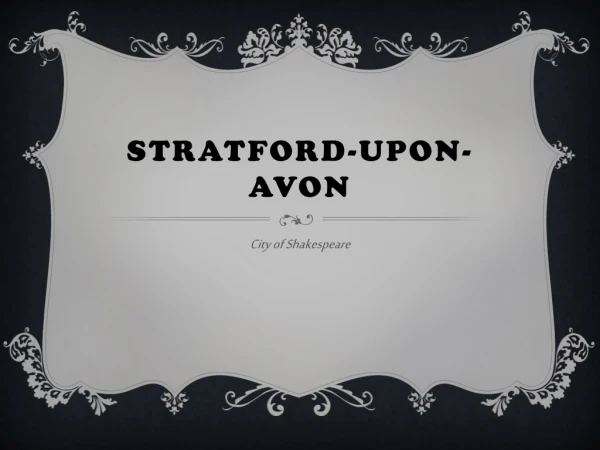 Stratford-upon-avon