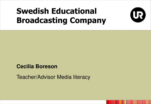 Swedish Educational Broadcasting Company