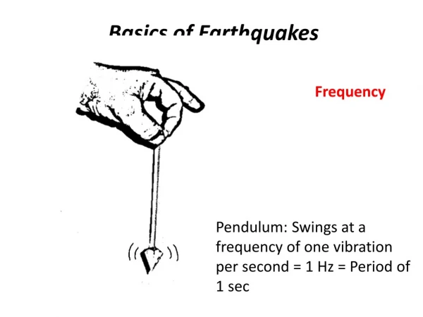 Basics of  Earthquakes