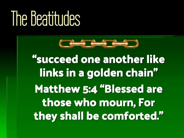 The Beatitudes