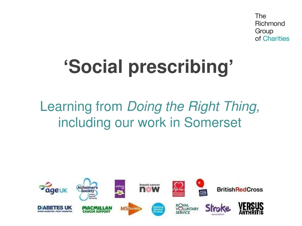 social prescribing