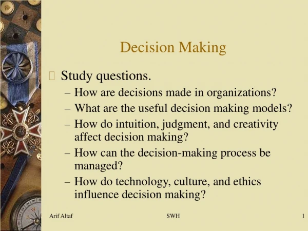 Decision Making