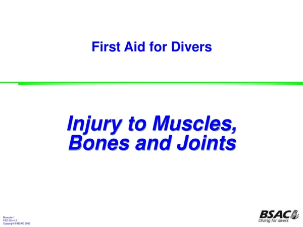 First Aid for Diver - Musculo