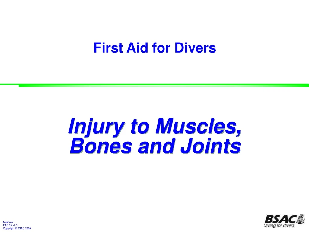 injury to muscles bones and joints