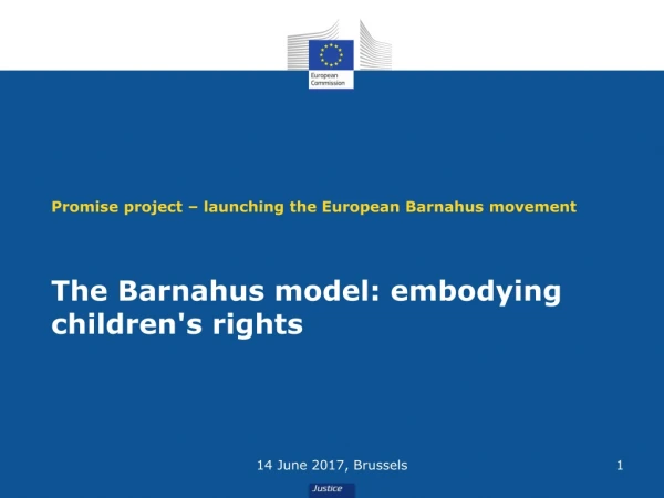 Promise project – launching the European Barnahus movement