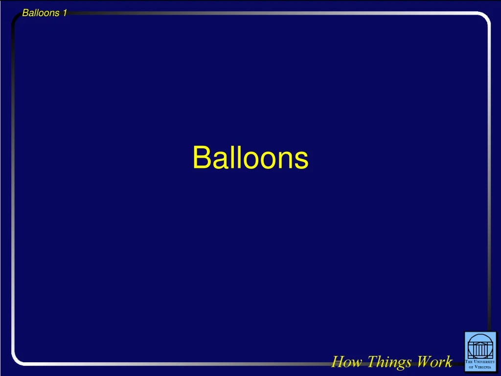 balloons