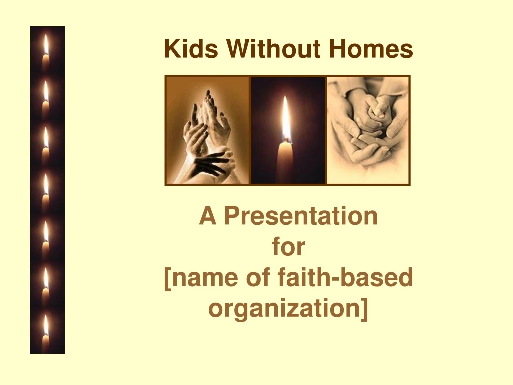 kids without homes
