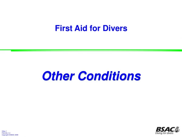 First Aid for Diver - Other