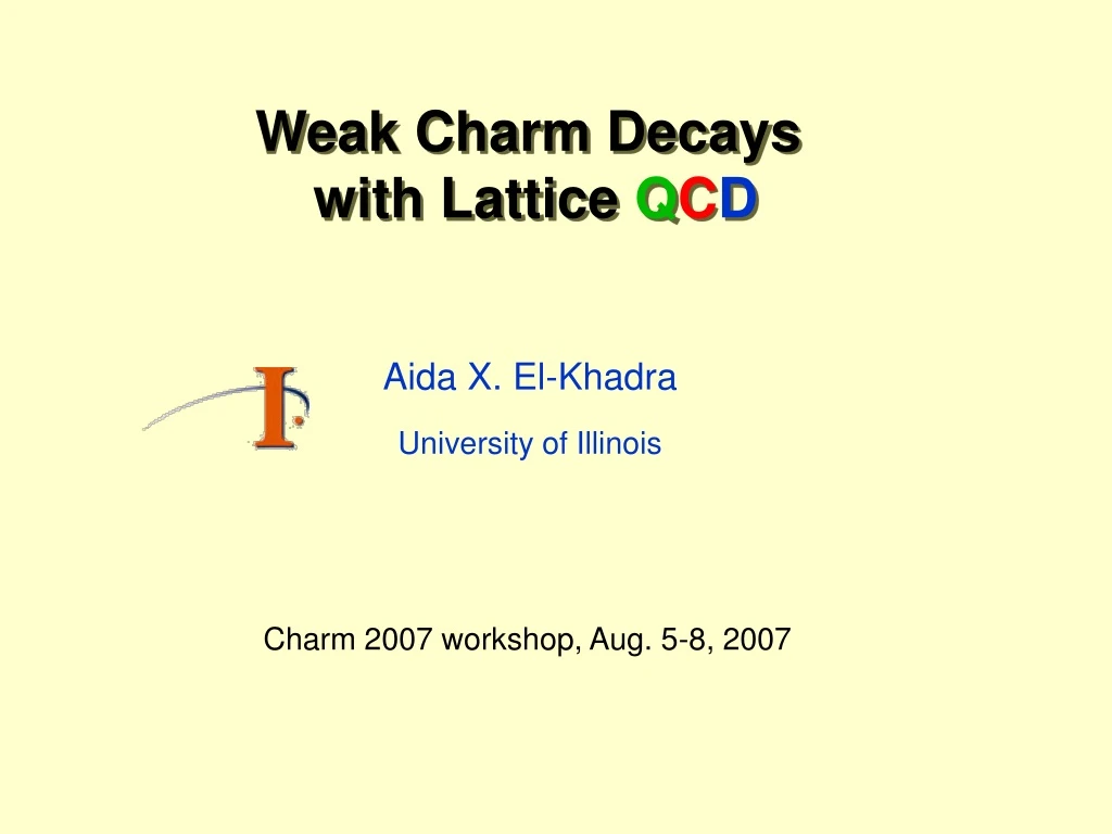 weak charm decays with lattice q c d