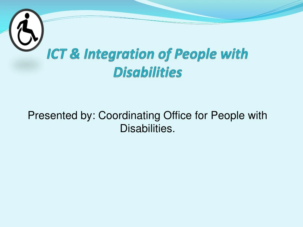 ict integration of people with disabilities