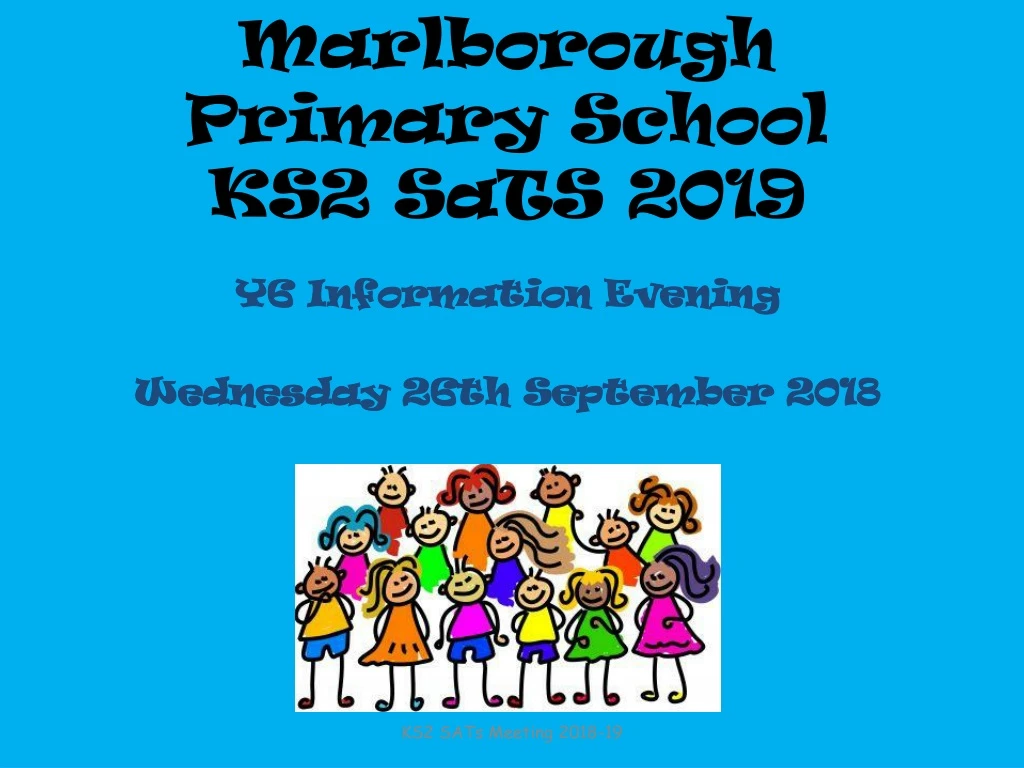 marlborough primary school ks2 sats 2019