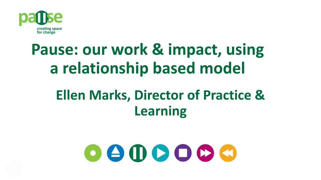 pause our work impact using a relationship based model