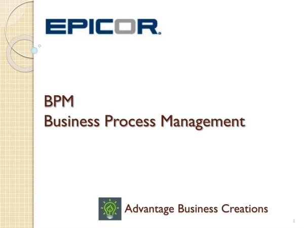 BPM Business Process Management