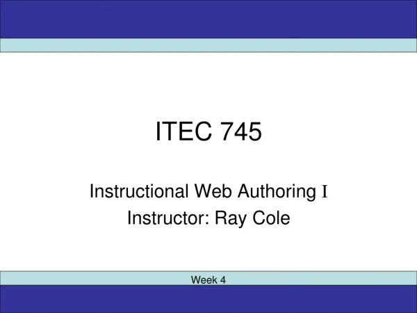ITEC 745