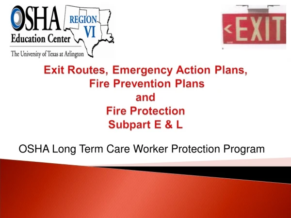 OSHA Long Term Care Worker Protection Program