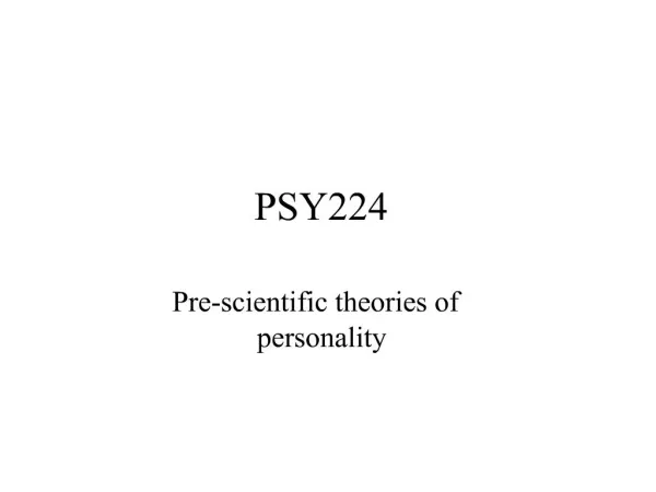 PSY224