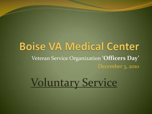 Boise VA Medical Center