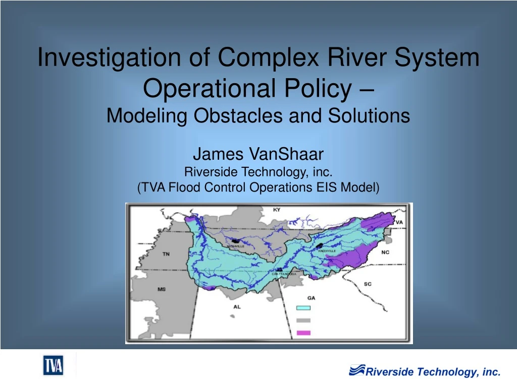 investigation of complex river system operational