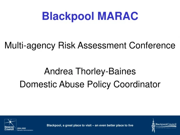 Blackpool MARAC