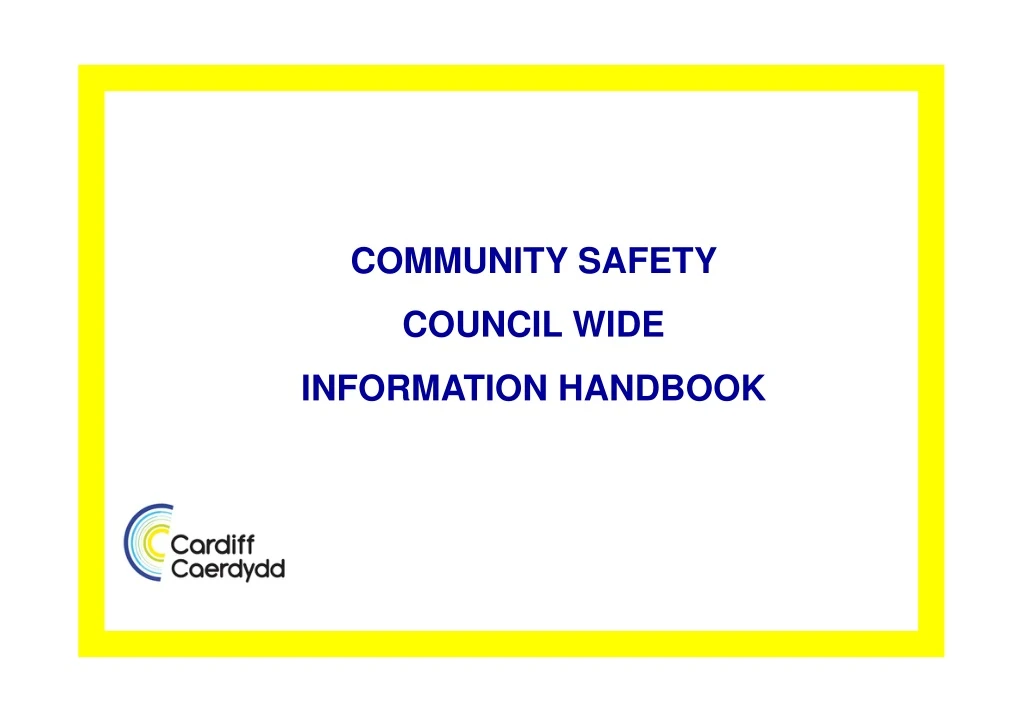 community safety council wide information handbook