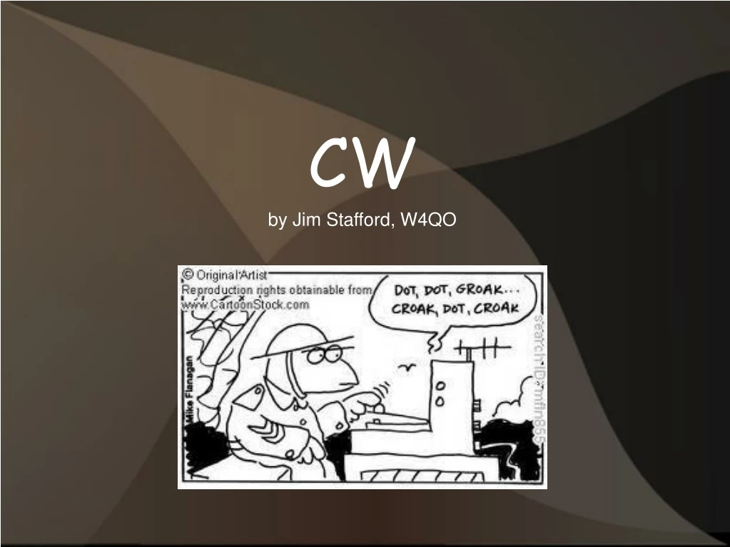 cw by jim stafford w4qo