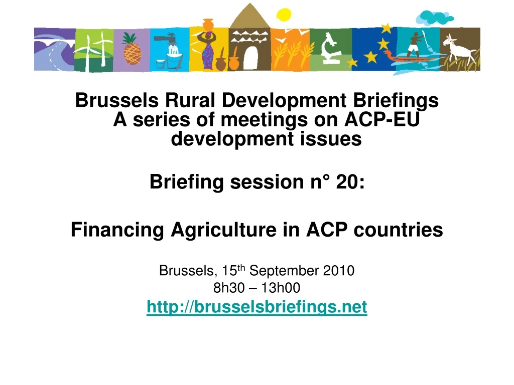 brussels rural development briefings a series