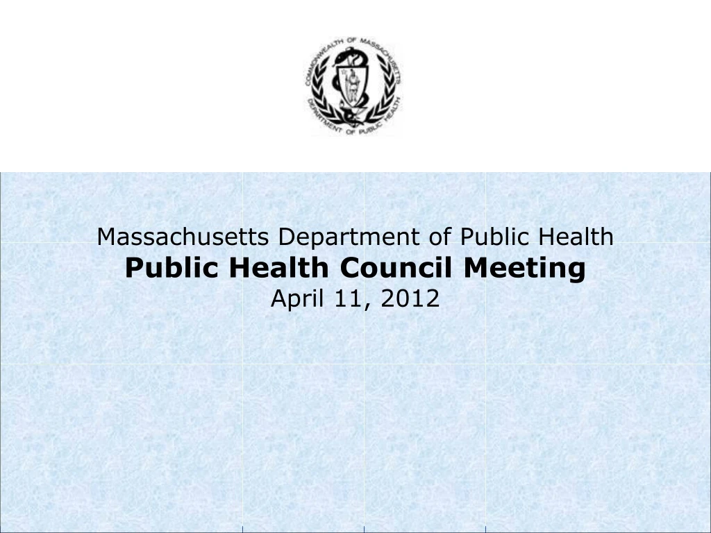 massachusetts department of public health public