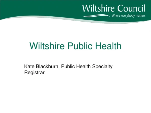 Wiltshire Public Health