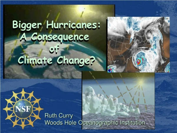 Bigger Hurricanes: A Consequence  of  Climate Change?