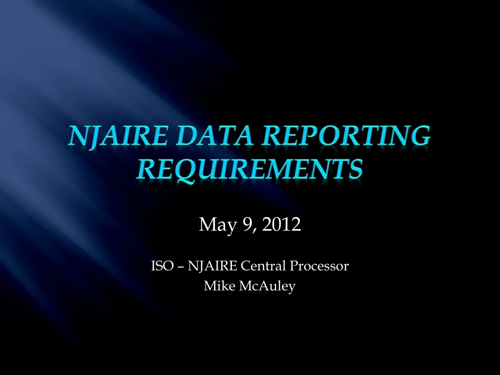 may 9 2012 iso njaire central processor mike mcauley