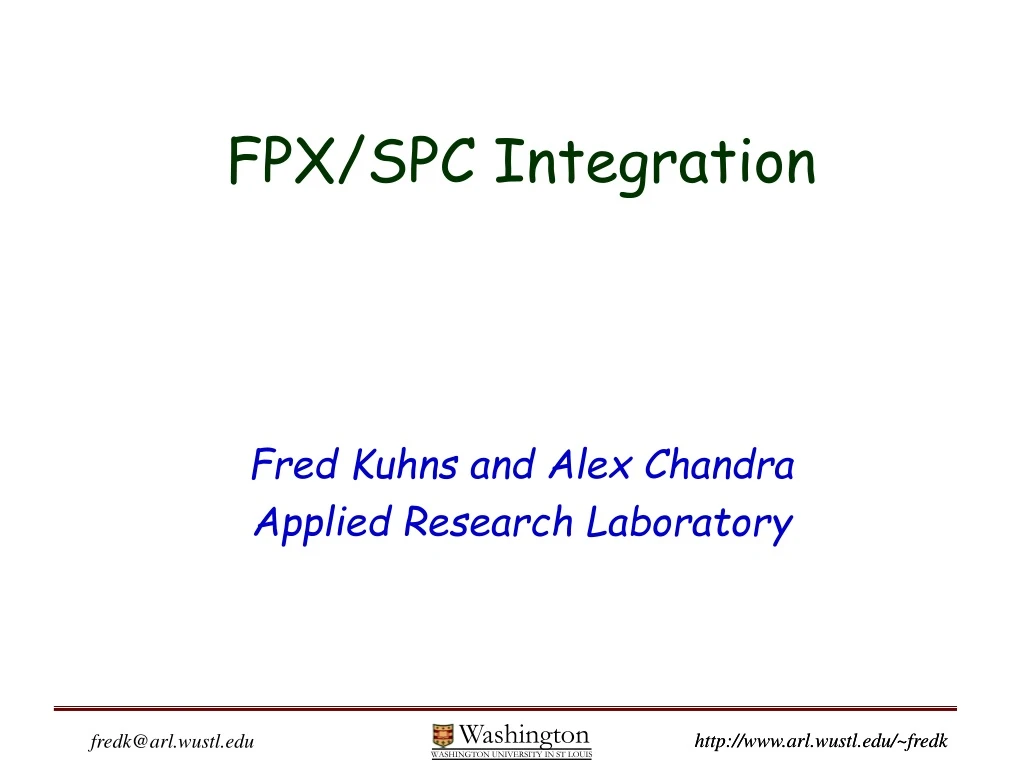 fpx spc integration