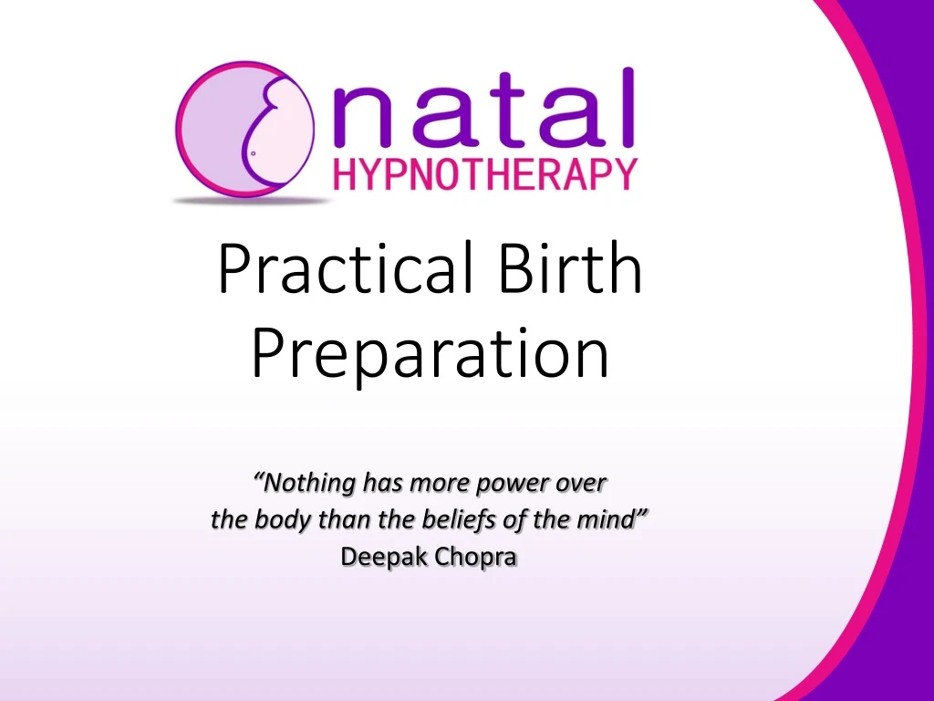 practical birth preparation