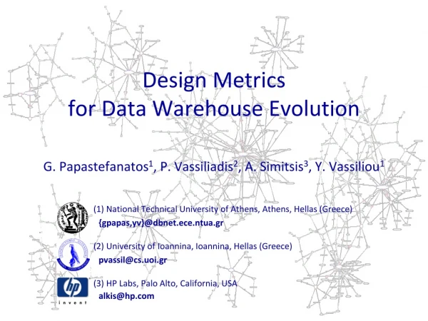 Design Metrics  for Data Warehouse Evolution