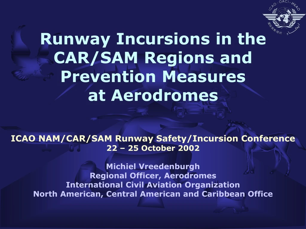 runway incursions in the car sam regions and prevention measures at aerodromes